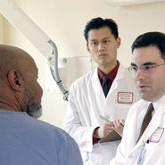 physicians with patient