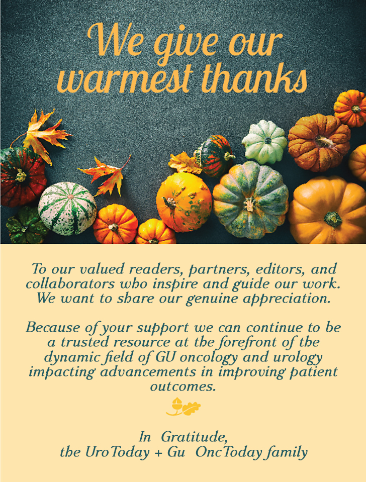 Thanksgiving - urotoday