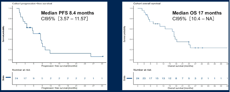 PFS and OS in patients with translocation renal cell carcinoma treated with cabozantinib