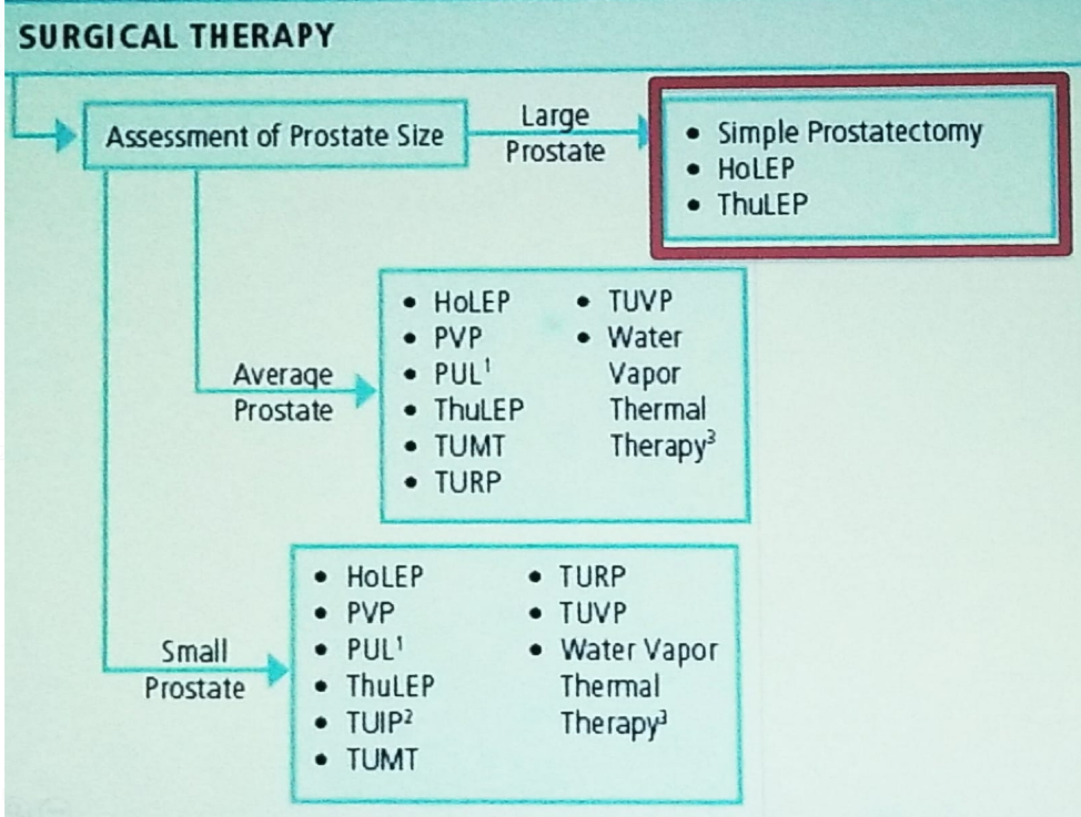 benign prostatic hyperplasia guidelines 2020