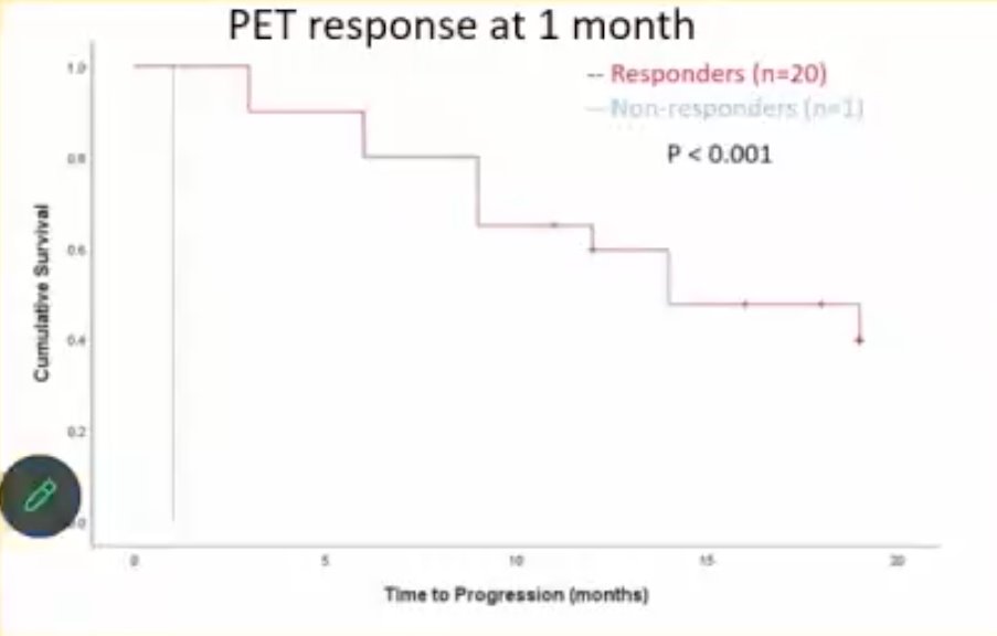 PET RESPONSE 1 month