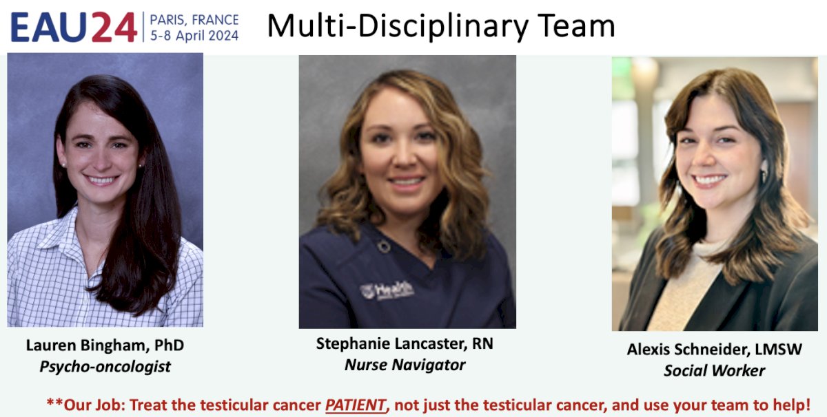 multi-disciplinary team to provide comprehensive care for testicular cancer