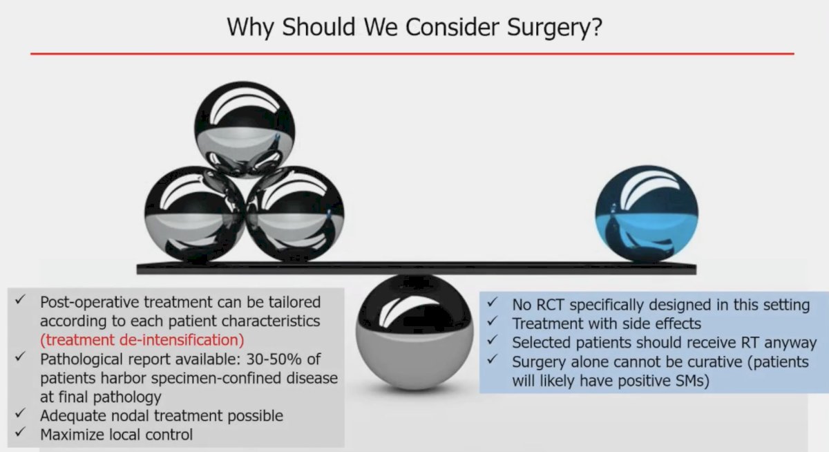 Why should we consider surgery for such patients?