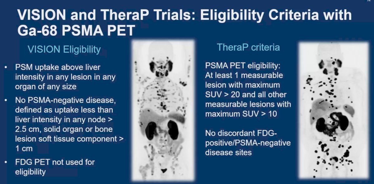 VISION and TheraP trials eligibility criteria