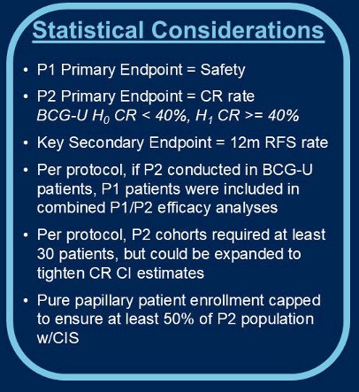 The detailed disease evaluation protocols, complete response definition, and statistical methods are summarized below: 2