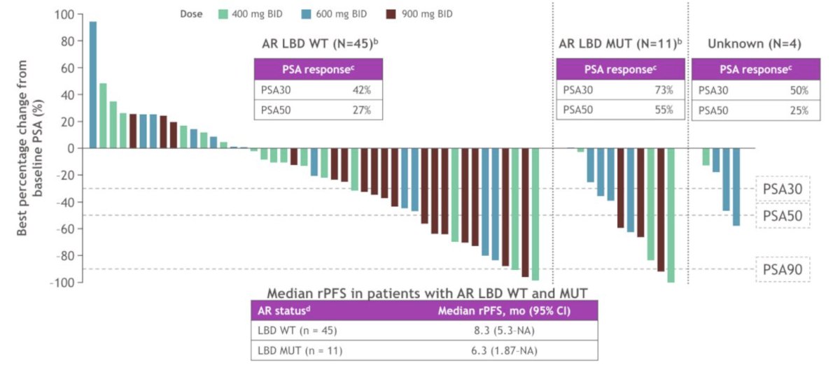 Also at ESMO 2024, Dr. Rathkopf assessed the activity of the androgen receptor ligand-directed degrader BMS-986365, showing that clinical benefit was observed both in patients with androgen receptor ligand binding domain WT and mutant mCRPC