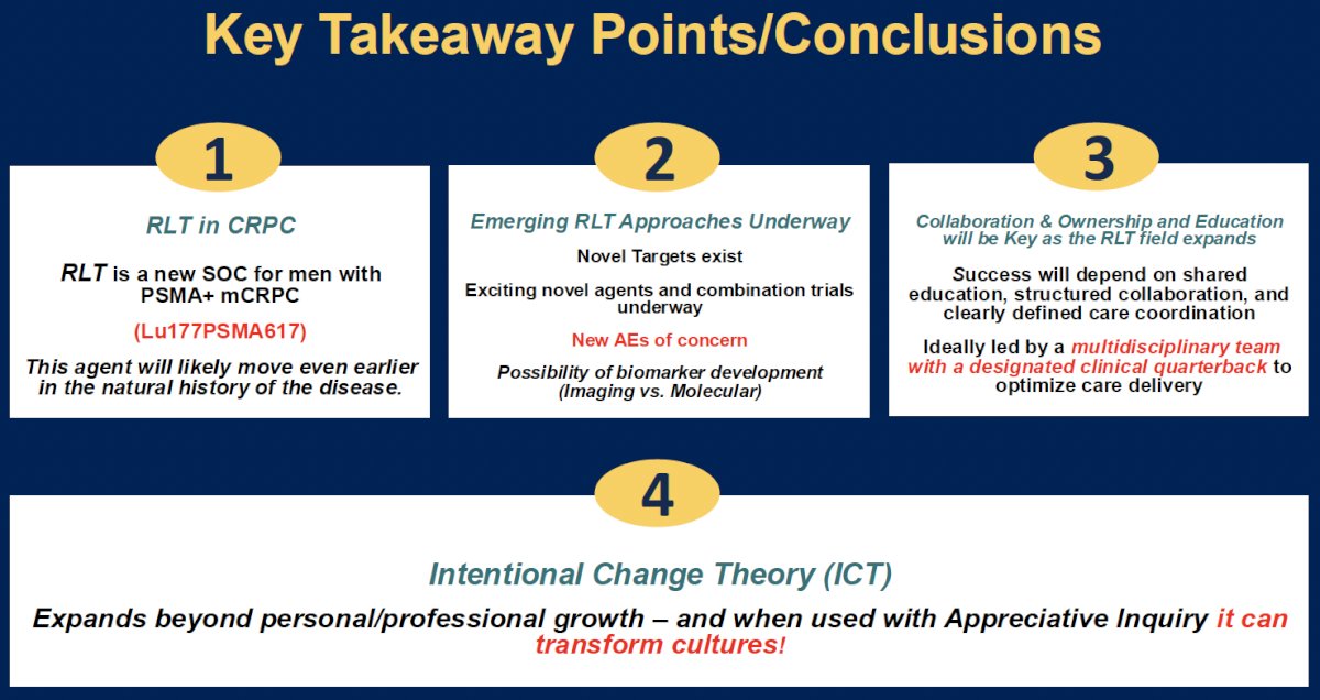 Dr. Garcia concluded his presentation with the following take-home messages: