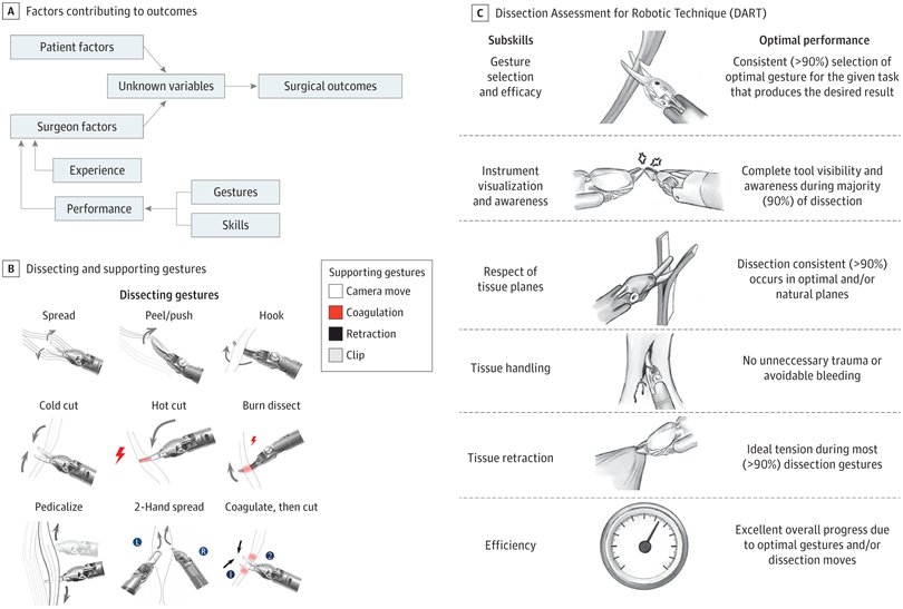 When combined, they form “words” and “sentences,” representing functional units of entire operations. AI models can be trained to decode entire operations into sequences of gestures.