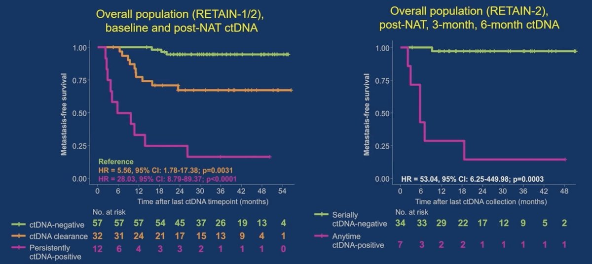 Additionally, ctDNA dynamics during treatment were prognostic in the overall population: