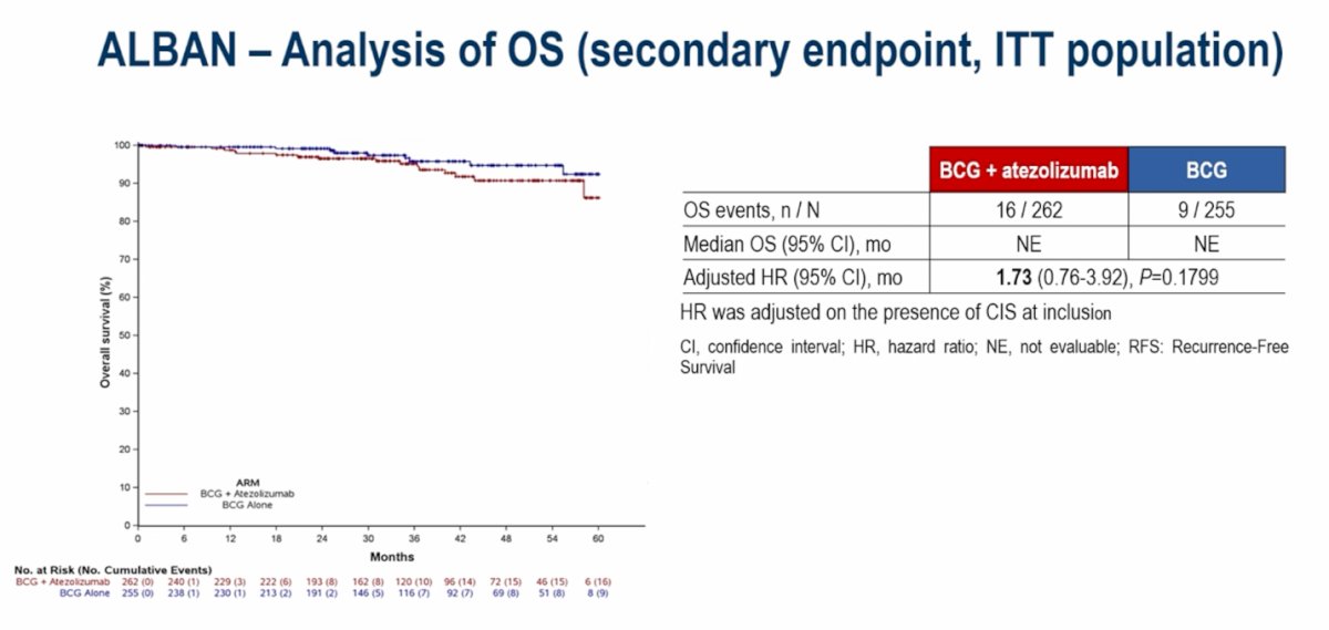 OS data was immature, so we can’t make any conclusions from the Kaplan Meier graphic below.&nbsp;