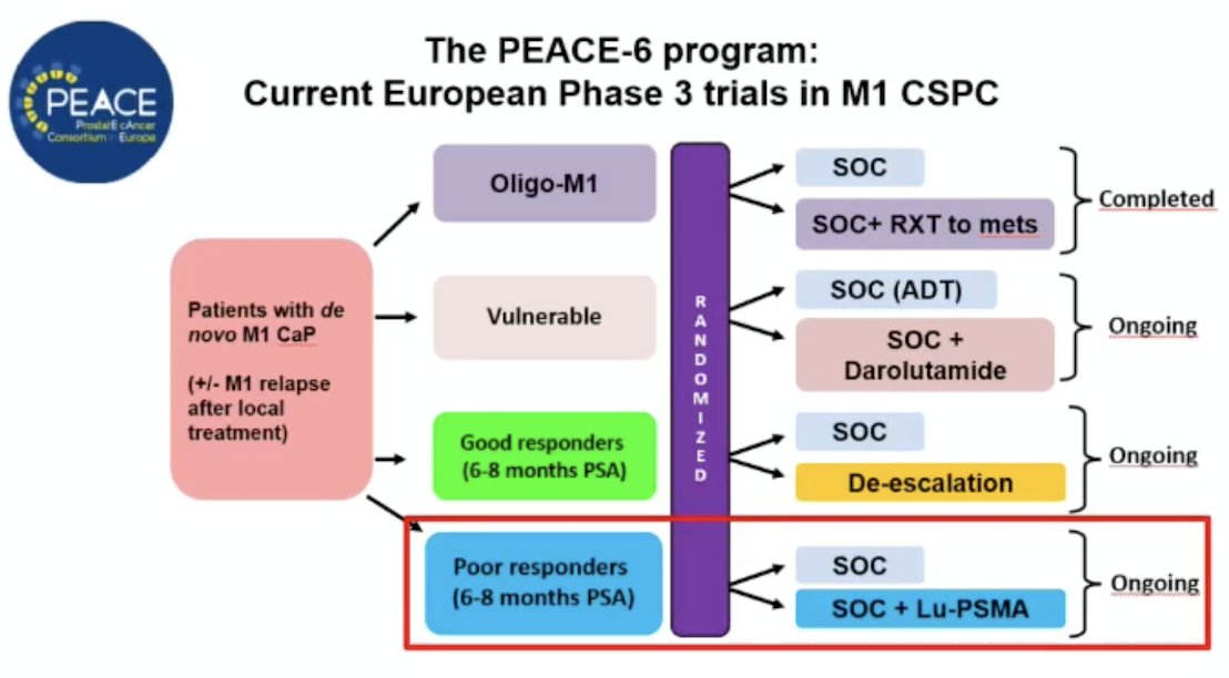 The PEACE-6 PR trial will also assess triplet and even quadruplet therapy for poor responders: