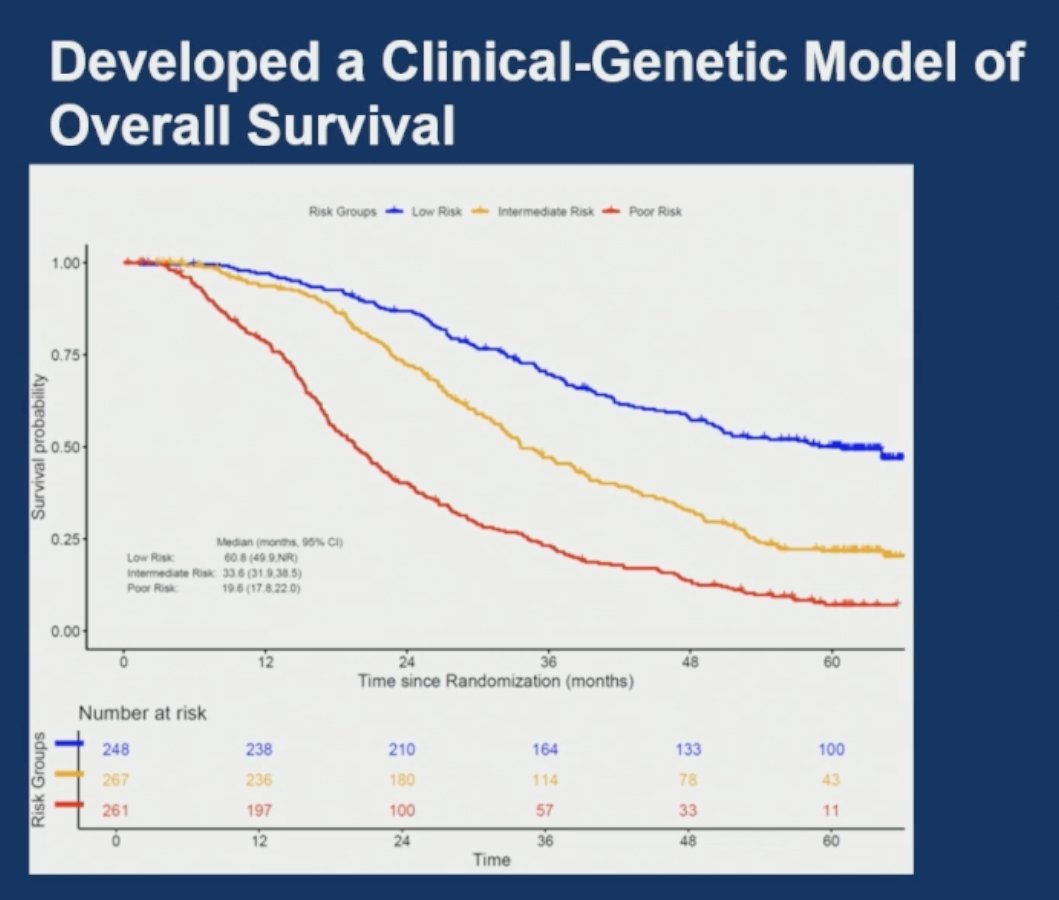These genomic features were integrated with established clinical variables to develop a machine learning-based clinical-genetic model for rPFS.