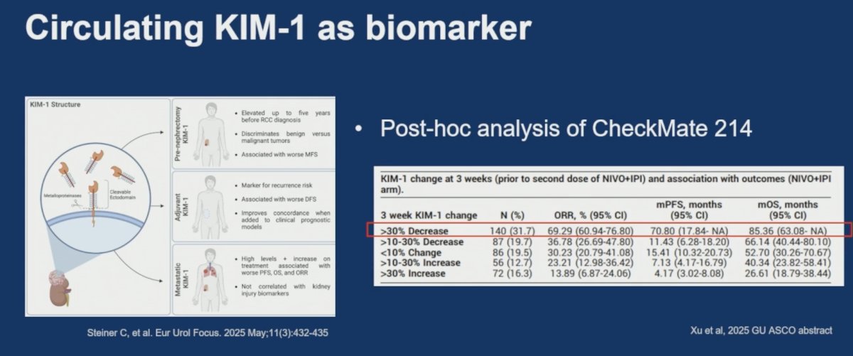 Finally, Dr. Ding discussed circulating kidney injury molecule-1 (KIM-1) as an emerging blood-based biomarker in RCC.