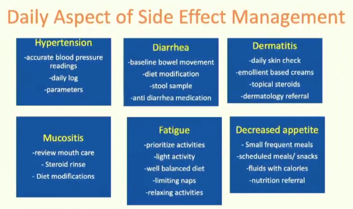 daily aspects of side effect management infographic