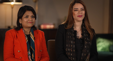 Shilpa Gupta and Karima Oualla